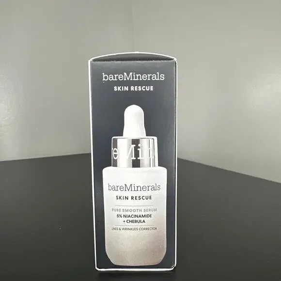 BAREMINERALS 1oz Skin Rescue Fresh Potent Pure Smooth Serum 5% Niacinamide NEW - Picture 4 of 5